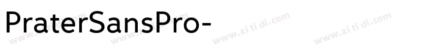 PraterSansPro字体转换