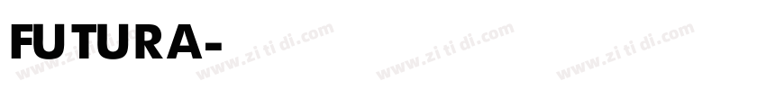 雅蔓体FUTURA字体转换