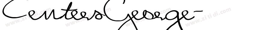 CentersGeorge字体转换