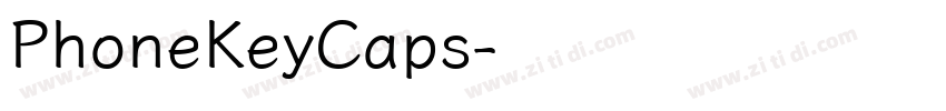PhoneKeyCaps字体转换