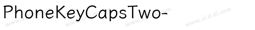 PhoneKeyCapsTwo字体转换 PhoneKeyCapsTwo字体转换