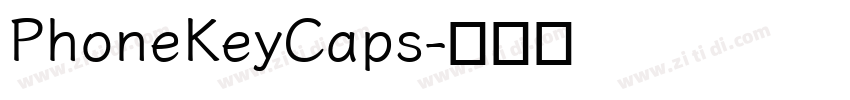PhoneKeyCaps字体转换