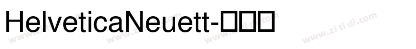 HelveticaNeuett字体转换