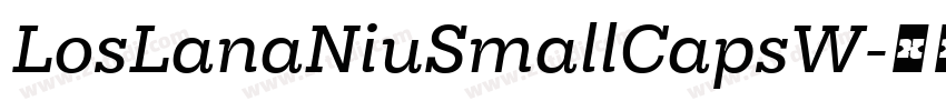 LosLanaNiuSmallCapsW字体转换