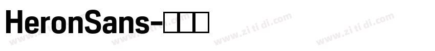 HeronSans字体转换