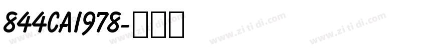 844CAI978字体转换