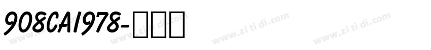 908cai978字体转换