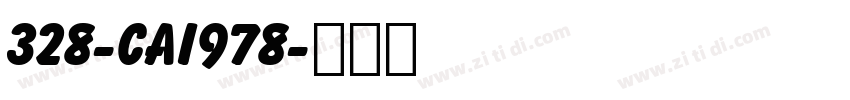 328-CAI978字体转换