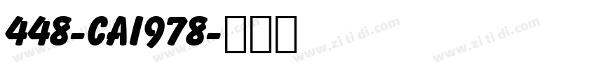448-CAI978字体转换