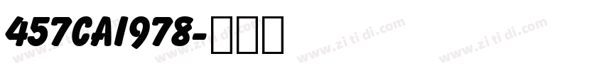 457CAI978字体转换