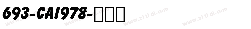 693-CAI978字体转换