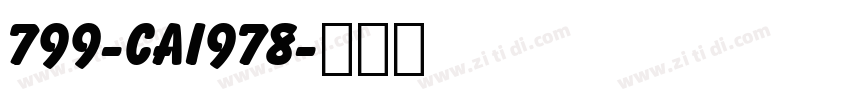 799-CAI978字体转换