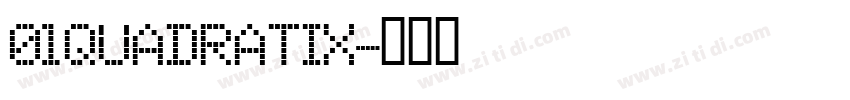 01Quadratix字体转换