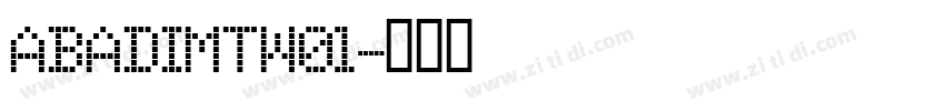 AbadiMTW01字体转换