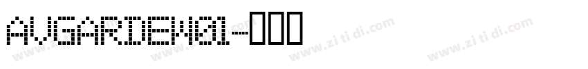 AvGardeW01字体转换