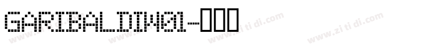 GaribaldiW01字体转换