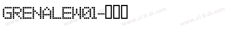 GrenaleW01字体转换