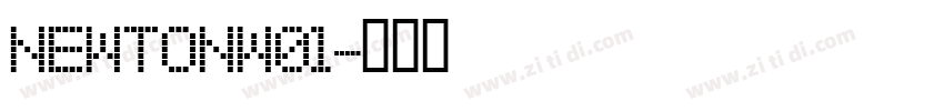 NewtonW01字体转换