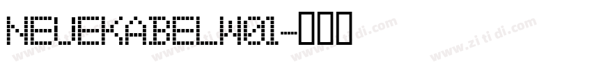neuekabelw01字体转换
