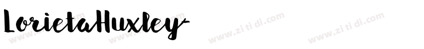 LorietaHuxley字体转换