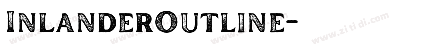 InlanderOutline字体转换