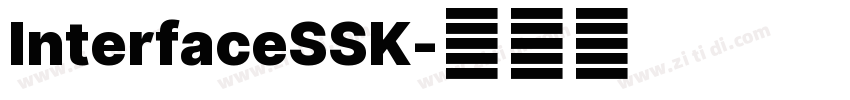 InterfaceSSK字体转换