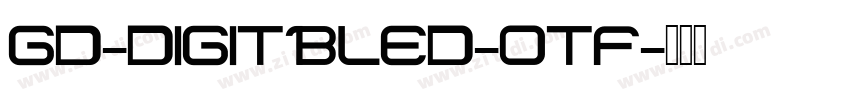 GD-Digit13LED-OTF字体转换