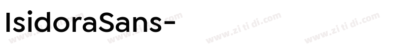 IsidoraSans字体转换