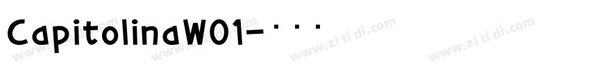 CapitolinaW01字体转换