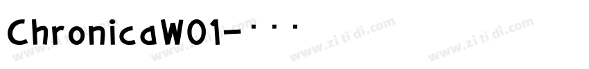 ChronicaW01字体转换