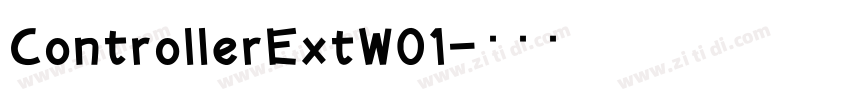 ControllerExtW01字体转换