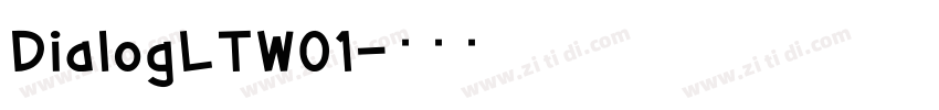 DialogLTW01字体转换