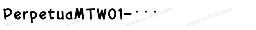PerpetuaMTW01字体转换