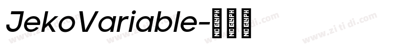 JekoVariable字体转换