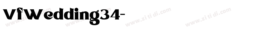 VfWedding34字体转换