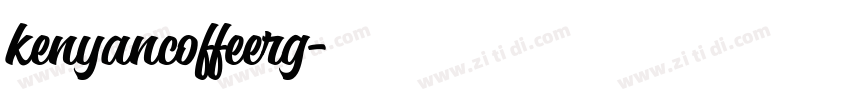 kenyancoffeerg字体转换