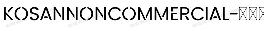 KosanNonCommercial字体转换