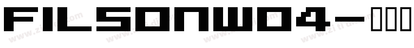 FilsonW04字体转换
