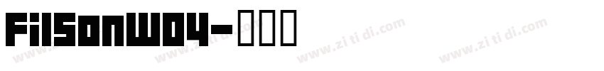FilsonW04字体转换
