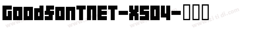 GoodfonTNET-XS04字体转换
