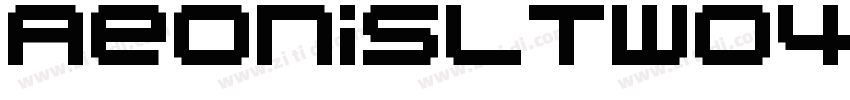 AeonisLTW04字体转换