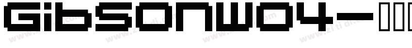 GibsonW04字体转换