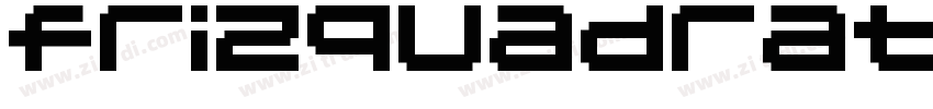 frizquadrataW04字体转换