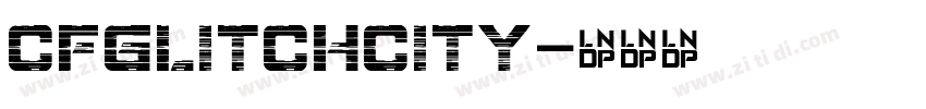 CFGlitchCity字体转换