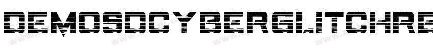 DemoSDCyberGlitchReg字体转换