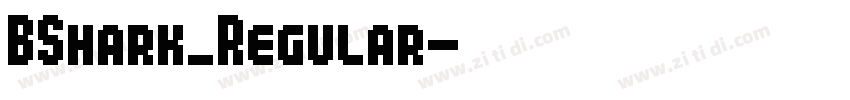 BShark_Regular字体转换