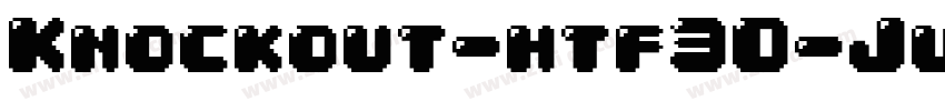 Knockout-htf30-Junio字体转换