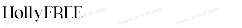 HollyFREE字体转换