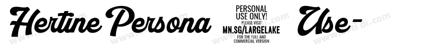 HertinePersona1Use字体转换