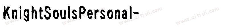 KnightSoulsPersonal字体转换